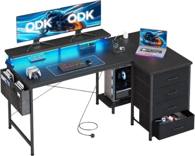 ODK L Shaped Gaming Desk
