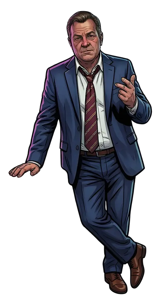 The Fixer stands cutout